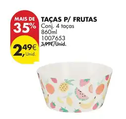 Pingo Doce Taças p/ frutas promoção