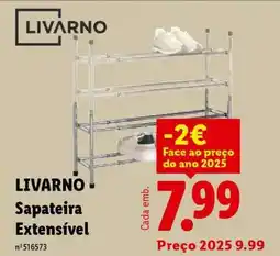 Lidl LIVARNO Sapateira Extensível promoção
