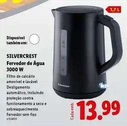 Lidl SILVERCREST Fervedor de Água 3000 W promoção