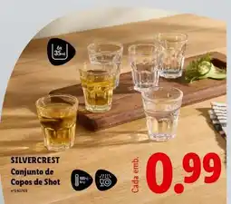 Lidl SILVERCREST Conjunto de Copos de Shot promoção