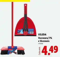 Lidl VILEDA Vassoura/ Pá e Vassoura promoção