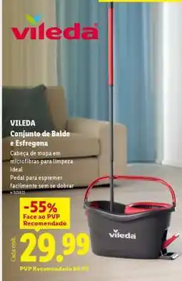 Lidl VILEDA Conjunto de Balde e Esfregona promoção