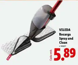 Lidl Vileda Recarga Spray and Clean promoção
