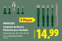 Lidl Conjunto de Brocas Diamante para Azulejos promoção