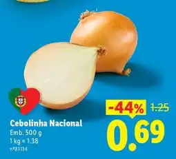 Lidl Cebolinha Nacional promoção