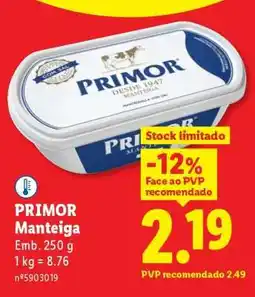 Lidl PRIMOR promoção