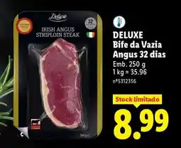 Lidl DELUXE Bife da Vazia Angus 32 dias promoção