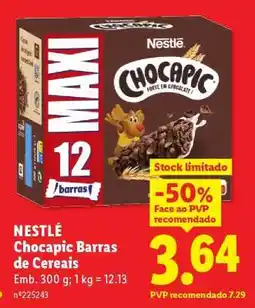 Lidl NESTLÉ Chocapic Barras de Cereais promoção