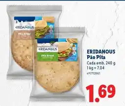 Lidl Eridanous Pão Pita promoção