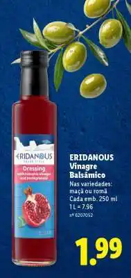 Lidl ERIDANOUS Vinagre Balsâmico promoção
