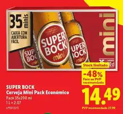 Lidl SUPER BOCK promoção