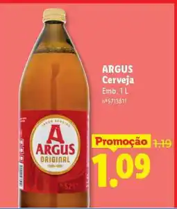 Lidl Argus Cerveja promoção