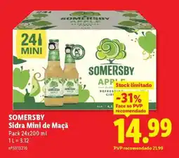 Lidl SOMERSBY promoção