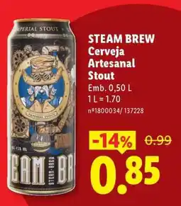 Lidl STEAM BREW promoção