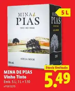 Lidl Mina de Pias promoção