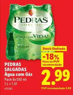 Lidl PEDRAS SALGADAS promoção
