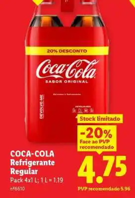 Lidl COCA-COLA Refrigerante Regular promoção
