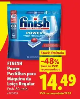Lidl FINISH Power promoção