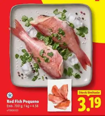Lidl Red Fish Pequeno promoção