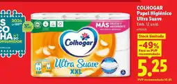 Lidl COLHOGAR Papel Higiénico Ultra Suave promoção