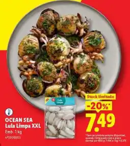 Lidl OCEAN SEA Lula Limpa XXL promoção
