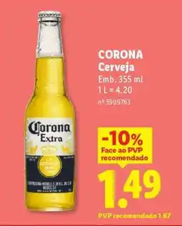 Lidl Corona Cerveja promoção