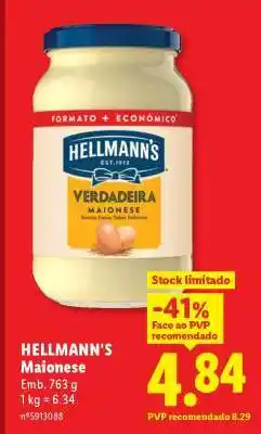Lidl HELLMANN'S promoção