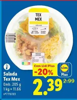 Lidl Salada Tex Mex promoção