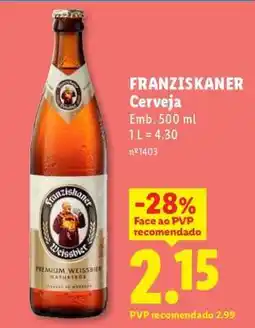 Lidl FRANZISKANER Cerveja promoção