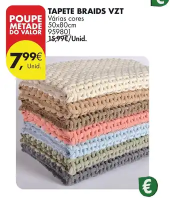 Pingo Doce Tapete braids vzt promoção