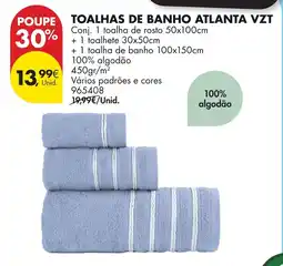 Pingo Doce Toalhas de banho atlanta vzt promoção