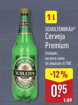 ALDI Schultenbräu cerveja premium promoção