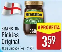 ALDI branstons pickles original promoção