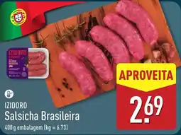 ALDI Izidoro Salsicha Brasileira promoção
