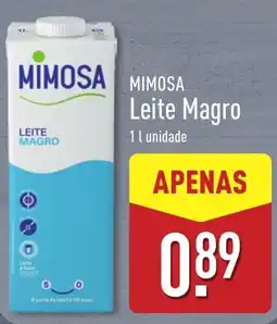 ALDI Mimosa leite magro promoção