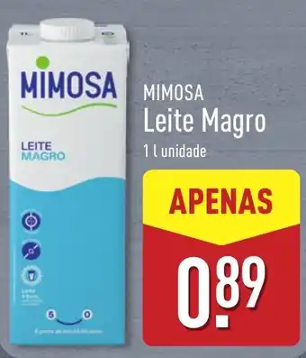 ALDI Mimosa leite magro promoção