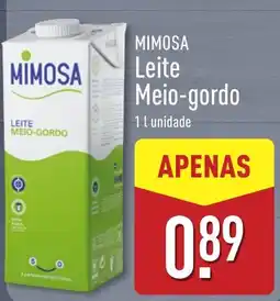 ALDI Mimosa leite meio-gordo promoção