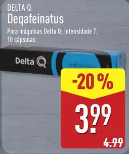 ALDI delta q decafeinatus promoção