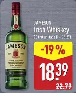 ALDI jameson irish whiskey promoção