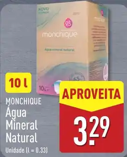 ALDI Monchique Água Mineral Natural promoção