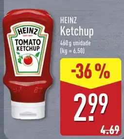 ALDI Heinz ketchup promoção