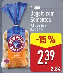 ALDI Bimbo bagels com sementes promoção