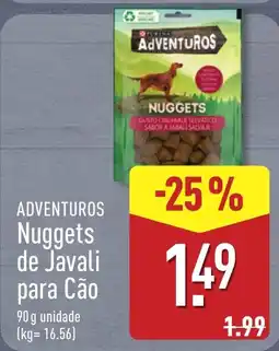ALDI Adventuros Nuggets de Javali para Cão promoção