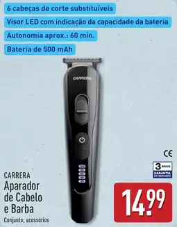ALDI carrera aparador de cabelo e barba promoção