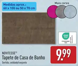 ALDI Tapete de Casa de Banho Novitesse promoção