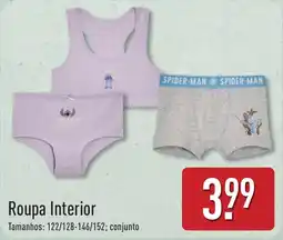ALDI Roupa Interior promoção
