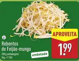 ALDI Rebentos de Feijão-mungo promoção