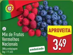 ALDI Mix de Frutos Vermelhos Nacionais promoção