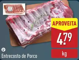 ALDI Entrecosto de Porco promoção