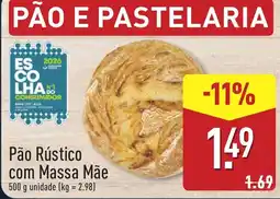 ALDI Pão Rústico com Massa Mãe promoção